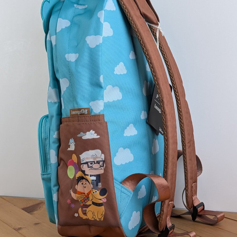 NWT Loungefly Disney Pixar UP Balloon House Canvas Backpack - Picture 4 of 5